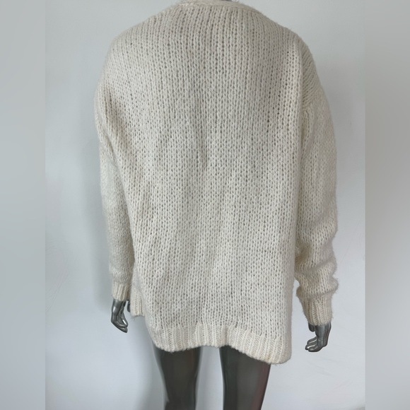 Urban outfitters cream cardigan chunky knit open front XS - Picture 3 of 9